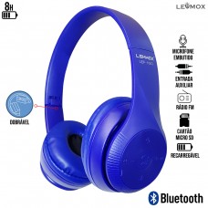 Headphone Bluetooth LEF-1003 Lehmox - Azul